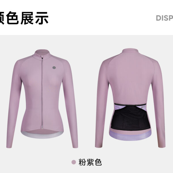 All Day Women Fleece Long Sleeve Jersey Pink Purple