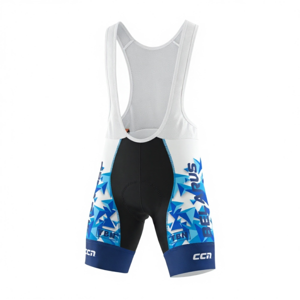 Pro bib short women blue/white