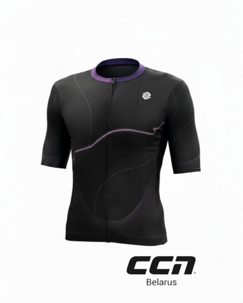 Men's Black Purple SS Jersey