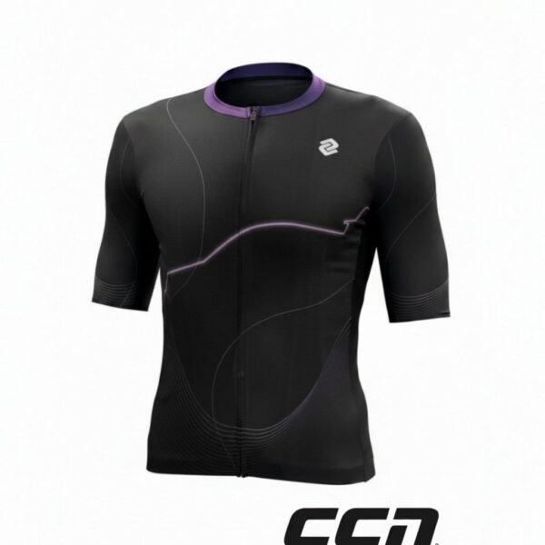 Men's Black Purple SS Jersey