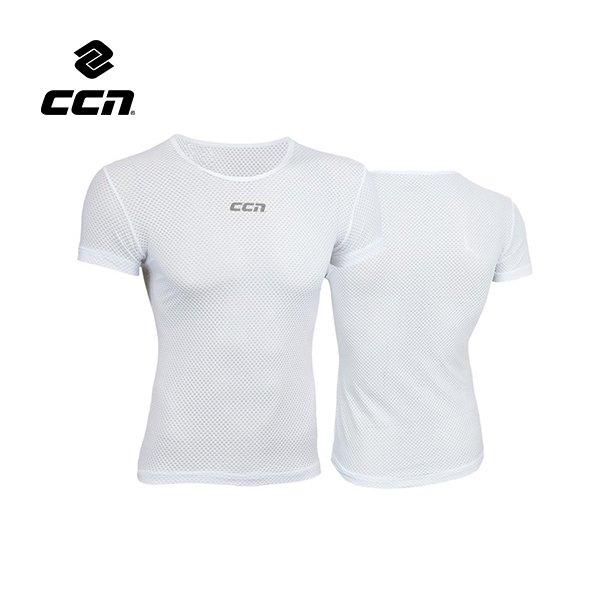 Short Sleeve Base Layer White color