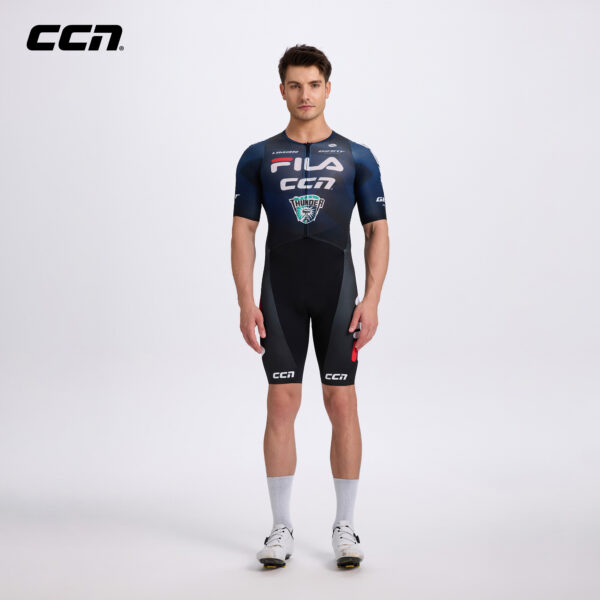 FILA Team Men Komsa Pro Road Skinsuit Short Sleeve