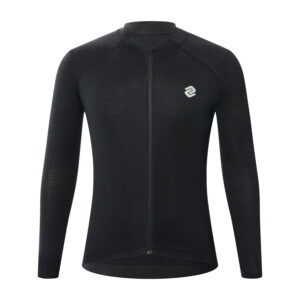 Велоджерси Gnomon Shadow Track Men Long Sleeve Wool Jersey Black